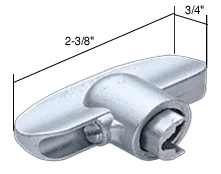 C.R. Laurence CRL Aluminum Universal T-Crank Window Handle | H3885