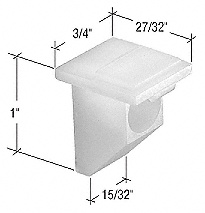 C.R. Laurence 1&quot; Nylon Sash Cam Bulk - 25 Pack | H3917B