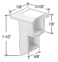 C.R. Laurence CRL 1-1/2&quot; Nylon Sash Cam Bulk - 25 Pack | H3918B