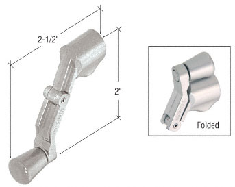 C.R. Laurence CRL Aluminum Universal Folding Crank Handle | H3959
