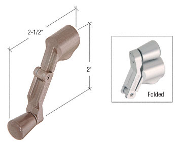 C.R. Laurence CRL Bronze Universal Folding Crank Handle | H3960