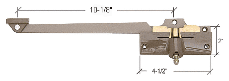 C.R. Laurence CRL 10-1/8&quot; Right Hand Stone Casement Operator for Andersen Windows | H4018