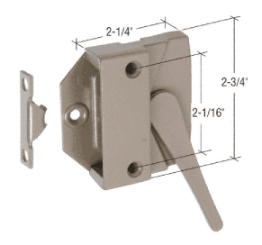 Strybuc Industries CRL Bronze Left Hand Low Profile Sash Lock - Andersen Windows | H4023