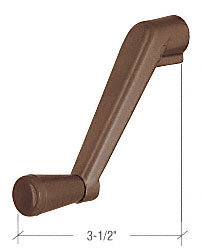 C.R. Laurence CRL Bronze Window Operator Handle With 5/16&quot; Spline Size 2-11/16&quot; Length | H4030