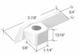 C.R. Laurence Casement Window Operator Cover for Pella Windows, Right Hand, Square Style, White  | H4060