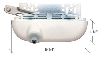 Strybuc Industries CRL Left Hand Off-White Roto-Drive Dyad Casement Operator  | H4070