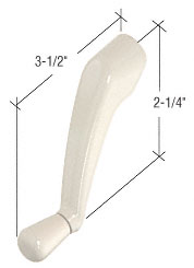 Strybuc Industries CRL Cream Folding Roto-Drive Crank Handle  | H4079