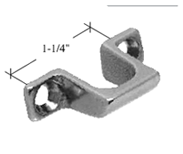 C.R. Laurence CRL Transom Latch Keeper- 1-1/4&quot; Hole Centers | H4143
