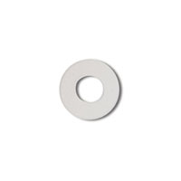 TechnologyLK 7/16&quot; id x 1&quot; od Vinyl Washer - Pack of 10 | GHDVWSS4