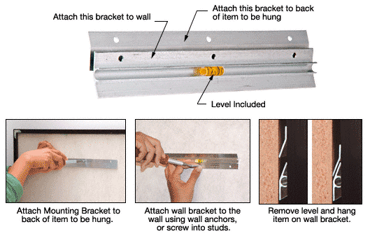 CRL 10&quot; Hangman&amp;#174; Mirror and Picture Hanging System | HP10 | HP10