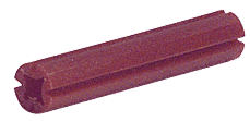 C.R. Laurence CRL 5/16&quot; Hole, 1-1/2&quot; Length Hi-Red Plastic Screw Anchors - Package of 100 | HR16X112