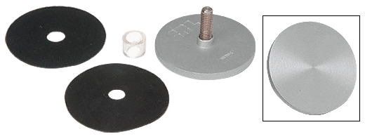 C.R. Laurence CRL Mill Aluminum Conversion Kit for HR2D or HR2S Series Brackets | HR2CKMA