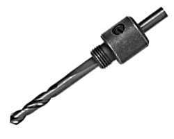 C.R. Laurence CRL Hole Saw Mandrel for 5/8&quot; to 1-1/8&quot; Hole Saws - 1/4&quot; Shank  | HSM8501