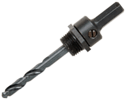 C.R. Laurence CRL Hole Saw Mandrel for 1-1/4&quot; to 4&quot; Hole Saws - 5/16&quot; Shank  | HSM8502