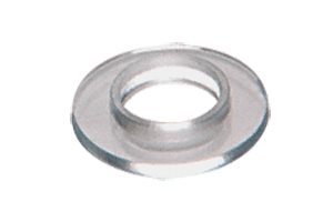 C.R. Laurence 3/4&quot; Diameter O.D. Clear Washer with Sleeve  | HW057