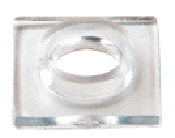 C.R. Laurence CRL 3/4&quot; O.D. Square Clear Washer with Sleeve | HW060
