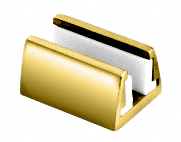 C.R. Laurence CRL Polished Brass Hydroslide Sliding Door Floor Guide Kit  | HYD03BR