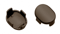 C.R. Laurence CRL Oil Rubbed Bronze Hydroslide Snap-In Screw Cover Kit  | HYD040RB