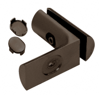C.R. Laurence CRL Oil Rubbed Bronze Hydroslide 90 Degree Wall-to-Glass Bracket | HYD050RB