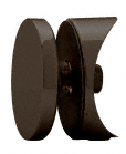 C.R. Laurence CRL Oil Rubbed Bronze Hydroslide 180 Degree Glass-to-Sliding Track Connector | HYDG1800RB