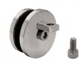 C.R. Laurence CRL Brushed Nickel Hydroslide 90 Degree Glass-to-Sliding Track Connector | HYDG90BN