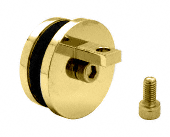 C.R. Laurence CRL Polished Brass Hydroslide 90 Degree Glass-to-Sliding Track Connector | HYDG90BR
