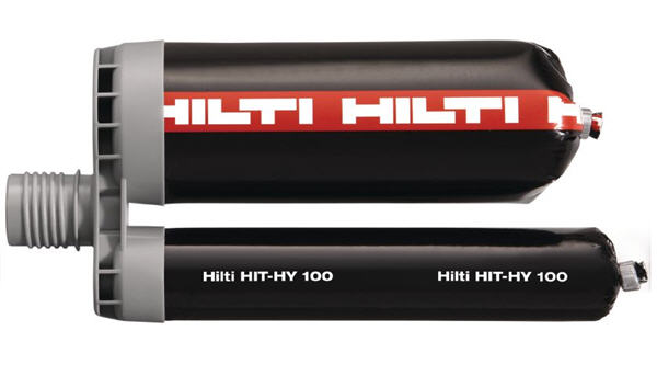 Hilti Injectable Mortar Epoxy adh HY 100- 11.1 Oz Cartridge - 2078494 | EHY10011