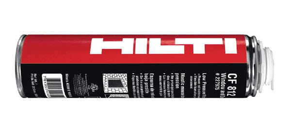 Hilti Window and Door Pro Low-Pressure Filler Insulating Foam CF 812 WD - 3413889 - Case | PIFCF812WD12
