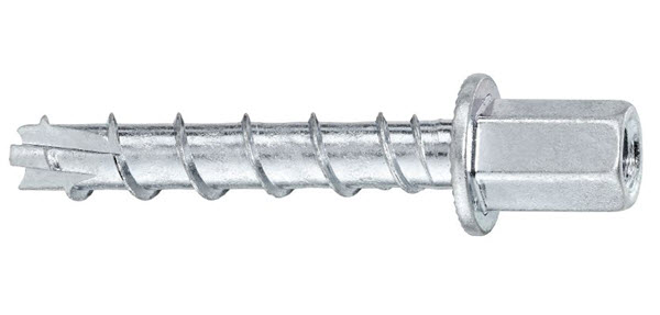 Hilti Kwik HUS-EZ-I Concrete Internally Threaded Screw Anchor - Steel - KH-EZ 1/4&quot; x 2-1/2&quot; w/1/4&quot; Coupler - 418039 - Box of 100 | KHEZI1421214