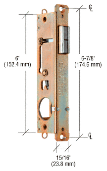 C.R. Laurence CRL Single Point Deadlock for 1-1/8&quot; Backset | J4504
