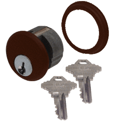 C.R. Laurence CRL Dark Bronze Finish Mortise Cylinder Lock | J4515B