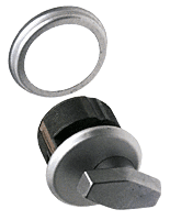 C.R. Laurence CRL Bulk Pack Aluminum Finish Thumbturn Mortise Cylinder - Package | J4530B