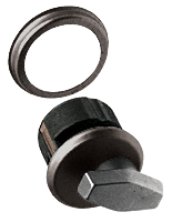 C.R. Laurence CRL Bulk Pack Dark Bronze Finish Thumbturn Mortise Cylinder - Package | J4531B