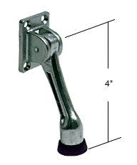 C.R. Laurence CRL Chrome Finish Door Mounted 4&quot; Kick-Down Door Holder | J4537