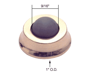 C.R. Laurence CRL Low Profile Wall Mounted Bumper | J4570