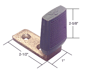 C.R. Laurence Floor Mounted Heavy Duty Angle Stop Light Bronze Finish | J4593