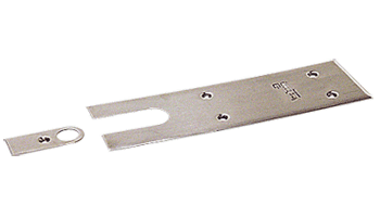 C.R. Laurence CRL Brushed Stainless Finish Cover Plates for Jackson 900 Series Floor Mounted Closer  | J7020CPBS