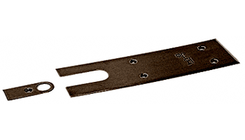 C.R. Laurence CRL Dark Bronze Finish Cover Plates for Jackson 900 Series Floor Mounted Closer  | J7020CPDU