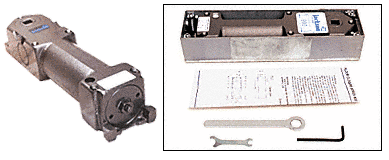 C.R. Laurence CRL Jackson 900 Series 180 Degree Swing No Hold-Open Backcheck @ 85 Degrees Power Adjustable Floor Mounted Basic Closer Package | J995BCD