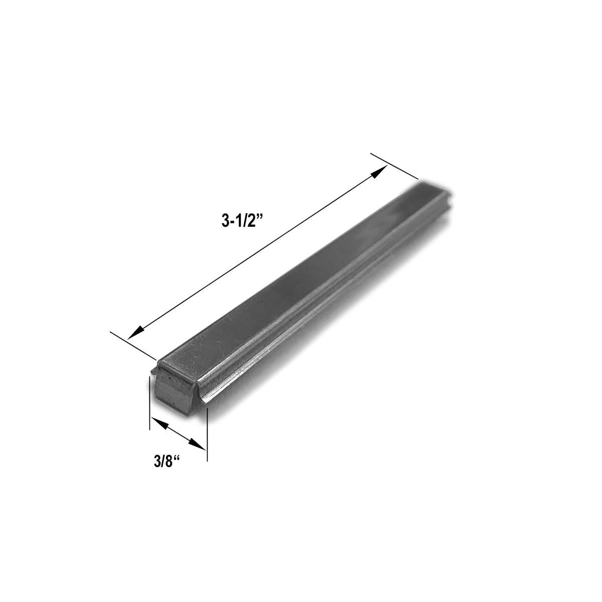 Shower Door Stainless Steel Strike Plate with Screws for Pivot Shower Door Handles with Magnets | JA12