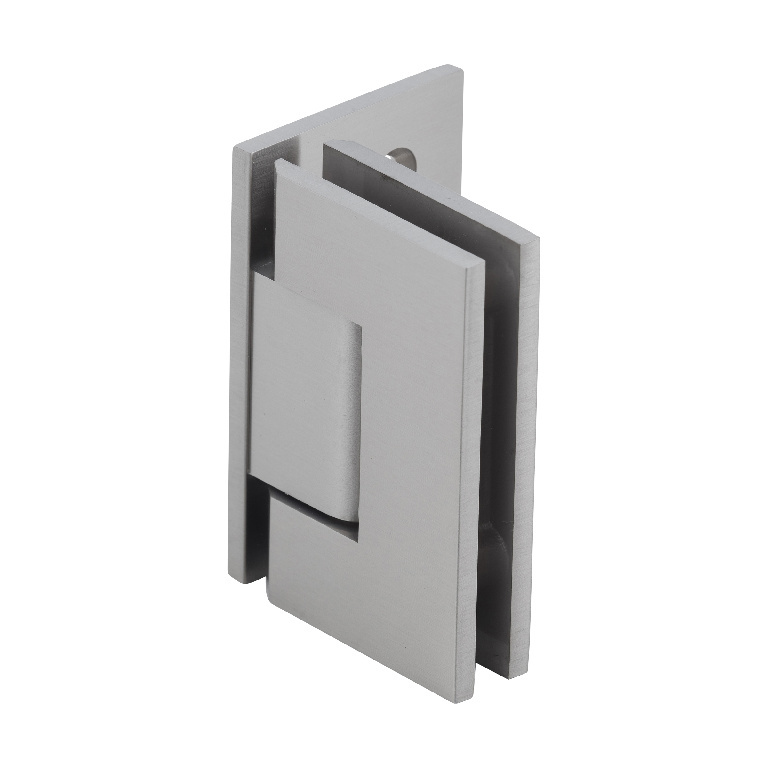 CRL Junior Geneva 044 Series Brushed Nickel Wall Mount Offset Back Plate Hinge | JRG044BN