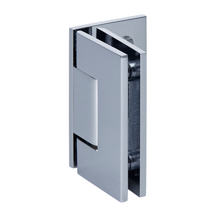 CRL Junior Geneva 044 Series Polished Chrome Wall Mount Offset Back Plate Hinge | JRG044CH