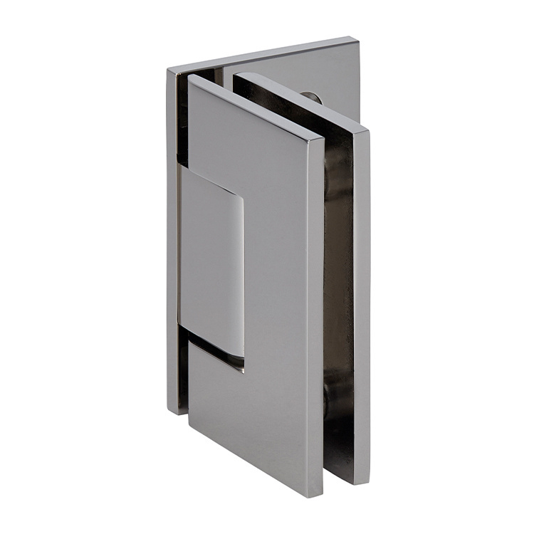 CRL Junior Geneva 044 Series Polished Nickel Wall Mount Offset Back Plate Hinge | JRG044PN