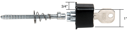 C.R. Laurence CRL Keyed Push Button Locking Unit for Ideal &quot;New Style&quot; and Wright Products Latches | K5024