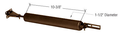 C.R. Laurence Chocolate Brown Storm Door Pneumatic Closer Heavy Duty | K5174