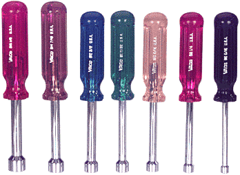 C.R. Laurence CRL Vaco 7 Piece U.S.E. Hex Nut Driver Set | K7