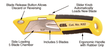 C.R. Laurence CRL Autoloading Utility Knife | K82