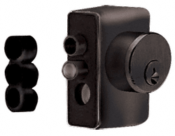 C.R. Laurence CRL Left Hand Oil Rubbed Bronze Keyed Access Device for Glass Door Panic and Deadbolt Handles | KAD2L0RB