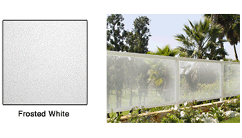 CRL Glass Decorative Film 36&quot; x 8 ft. Frosted White Pattern | KPE20136 | KPE20136