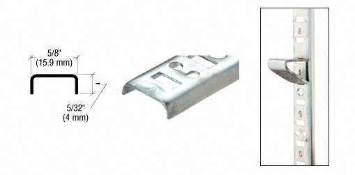 Shelf Hardware - Shelf Standard, Heavy Duty, in Aluminum 
 | KV25548